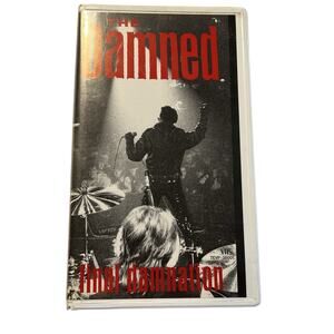 The Damned Final Damnation - Japanese VHS Tape Punk Rock Japan Insert Rare HTF